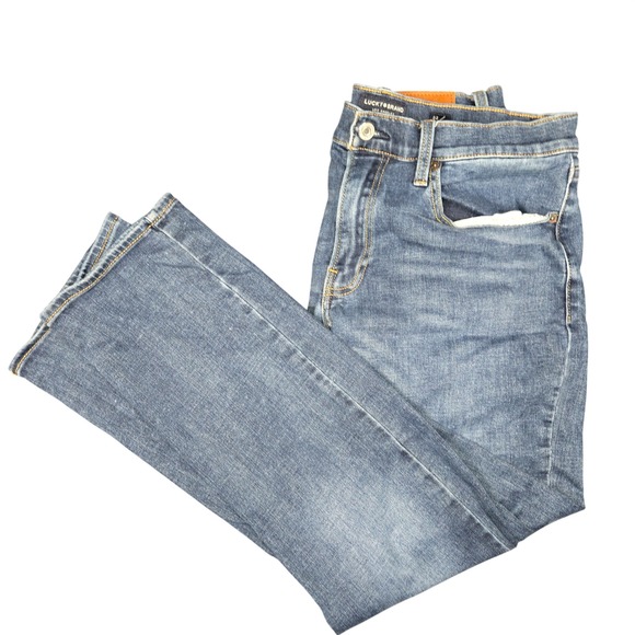 Lucky Brand Mens Blue Denim Jeans Medium Wash 32x30 RN80318 CA56897 - Picture 3 of 6